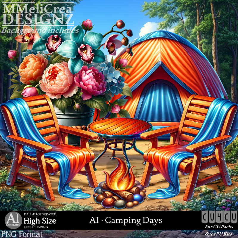 (image for) AI - CU4CU - Camping Days (CU4CU/PNG/PACK)